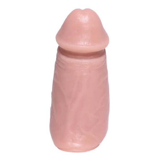 The front of the 001 skin tone of the PeenPocket pleasure sleeve for transgender men.