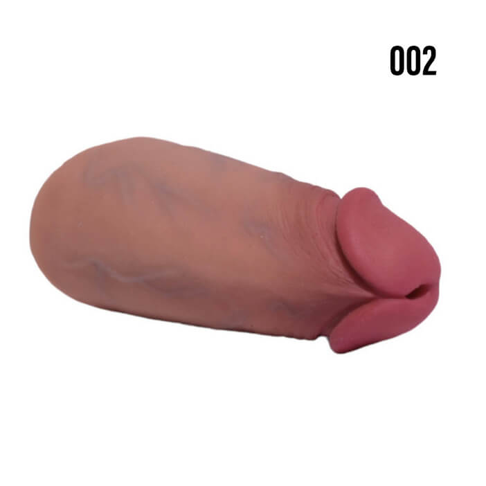 Bottom side of the 002 Painted PeenPocket pleasure sleeve for trans men and non-binary folk.