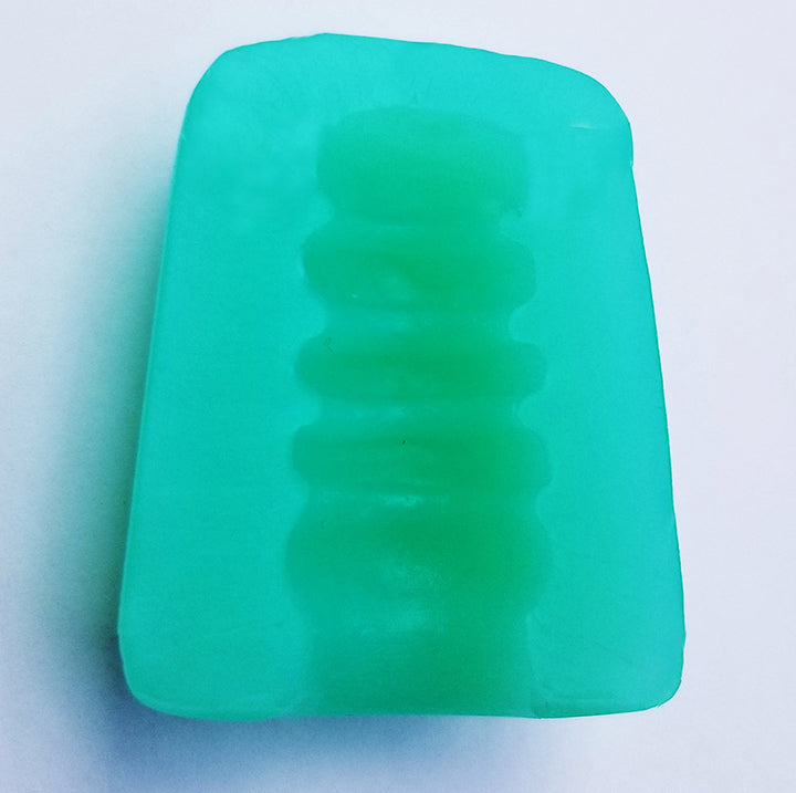 Double Ribbed ShotPocket cut in half