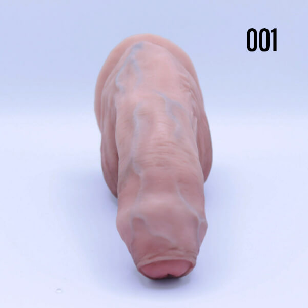 Top of the 001 Painted Uncut Jimmy STP stand to pee packer for trans men.