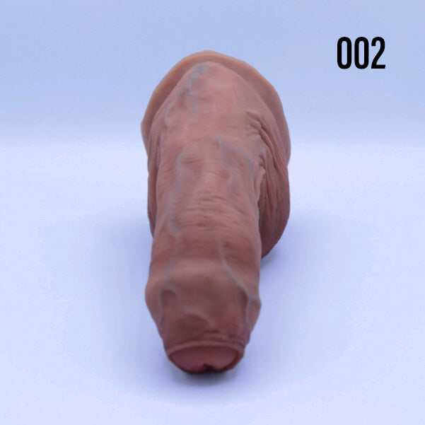 Top of the 002 Painted Uncut Jimmy STP stand to pee packer for trans men.