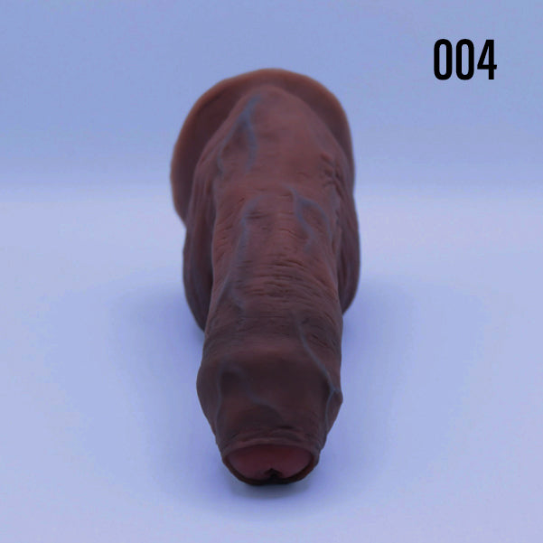 Top of the 004 Painted Uncut Jimmy STP stand to pee packer for trans men.